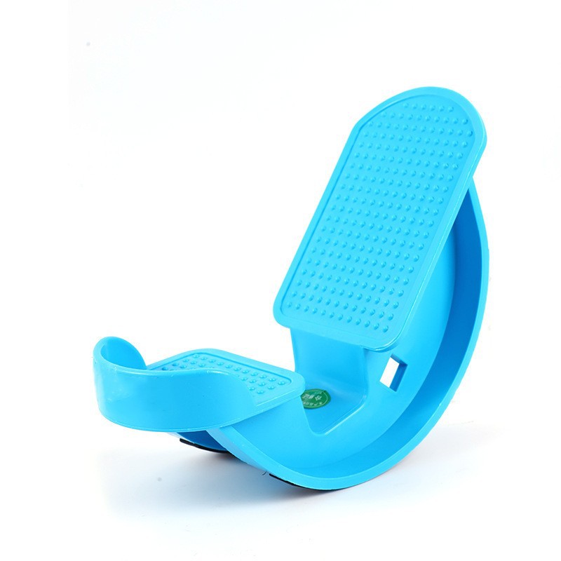 1-Pair Blue Reinforced Calf Stretcher Slant Board - Professional Non-Slip
