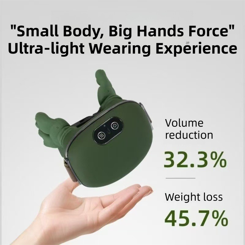 Wireless 4D Bionic 10-Fingers Shoulder & Neck Massager - EMS Micro-current & view 4