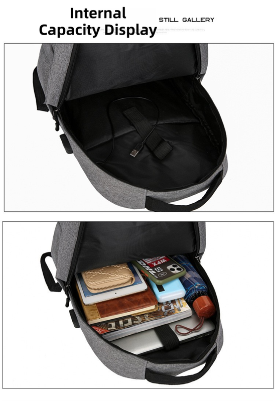 Red 3-PCS Multi-Functional & Lightweight Backpacks Set for Students - Large view 5