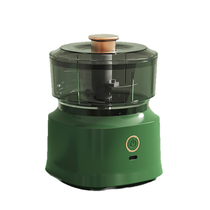 Green Wireless Electric Kitchen Grinder - Portable 150ml Baby Food Maker with