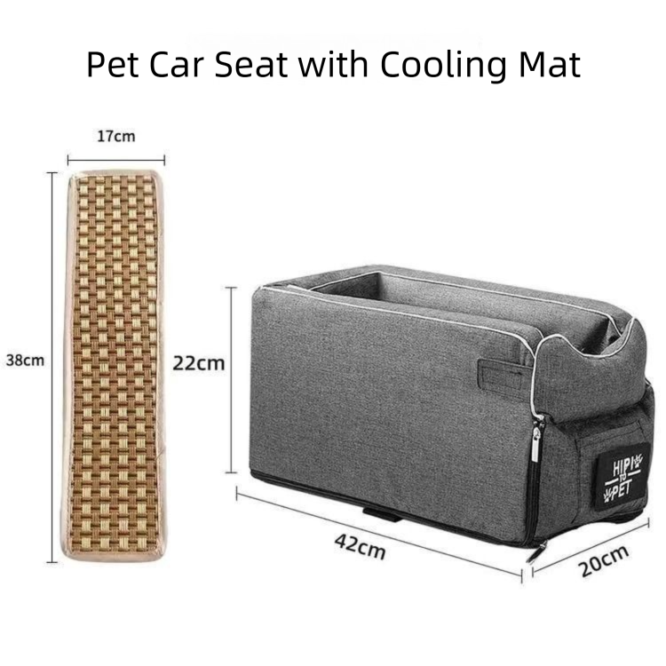 Thickened Pet Car Seat for Center Console(42x20x22CM) - Dog & Cat Booster view 2