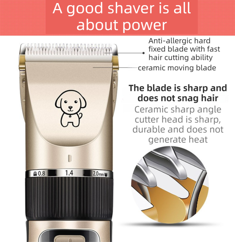 Gold K5 Lightweight Pet Precision Grooming Clipper - USB Rechargable view 2