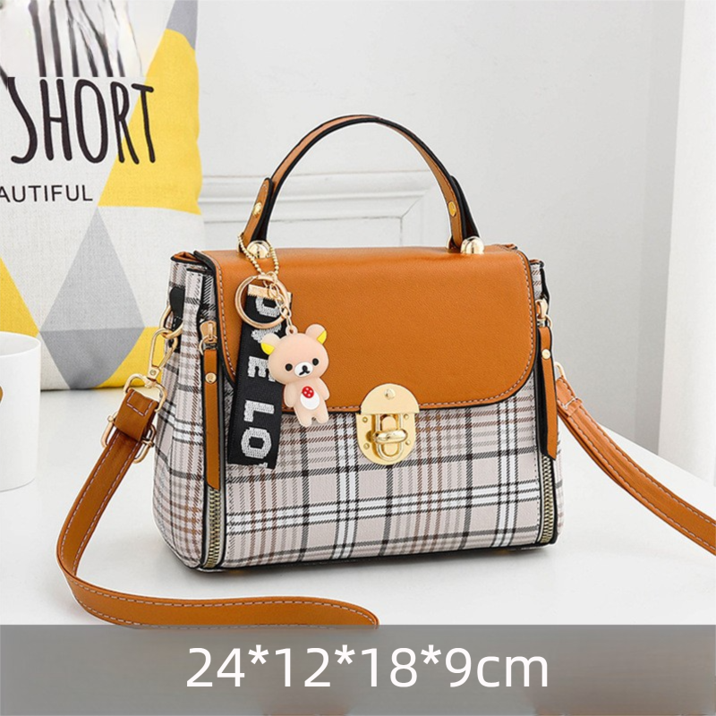 Brown Large Capacity PU Leather Women's Handbag & Shoulder Bag - Elegant