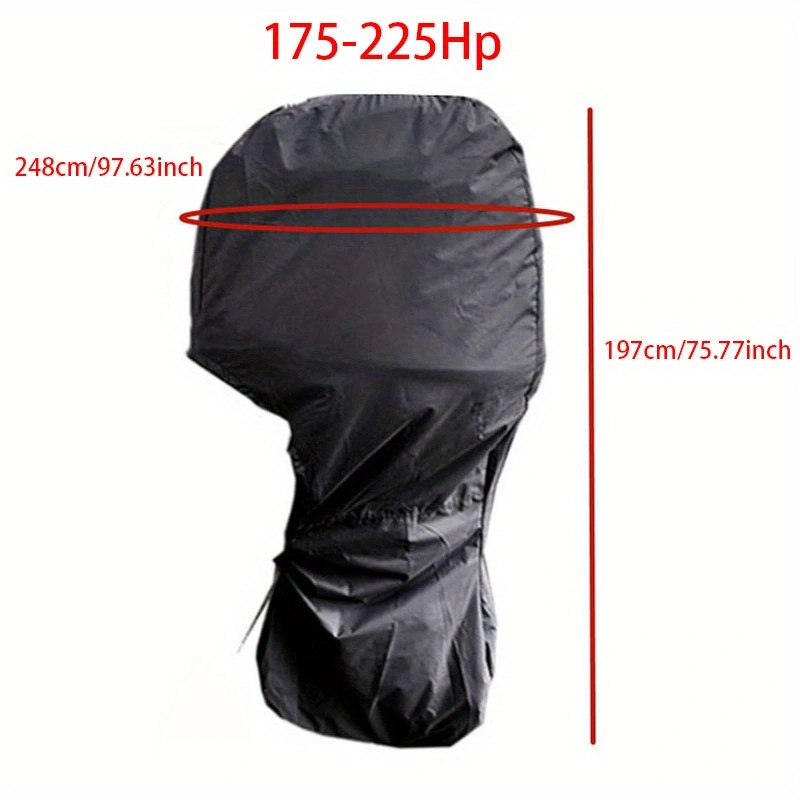 Heavy-Duty Full Marine Engine Coverage for 175-225HP - Waterproof & UV view 4