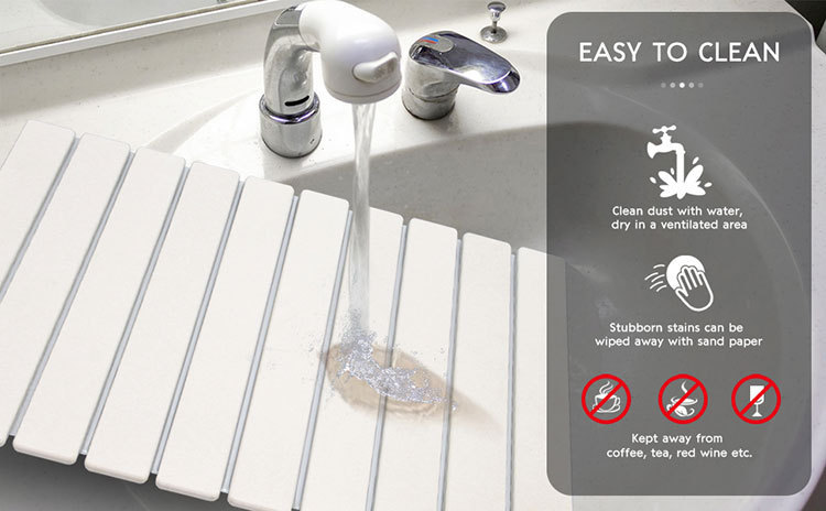 30x40cm Foldable Marble Pattern Kitchen Dish Drainer(Style 4) view 6