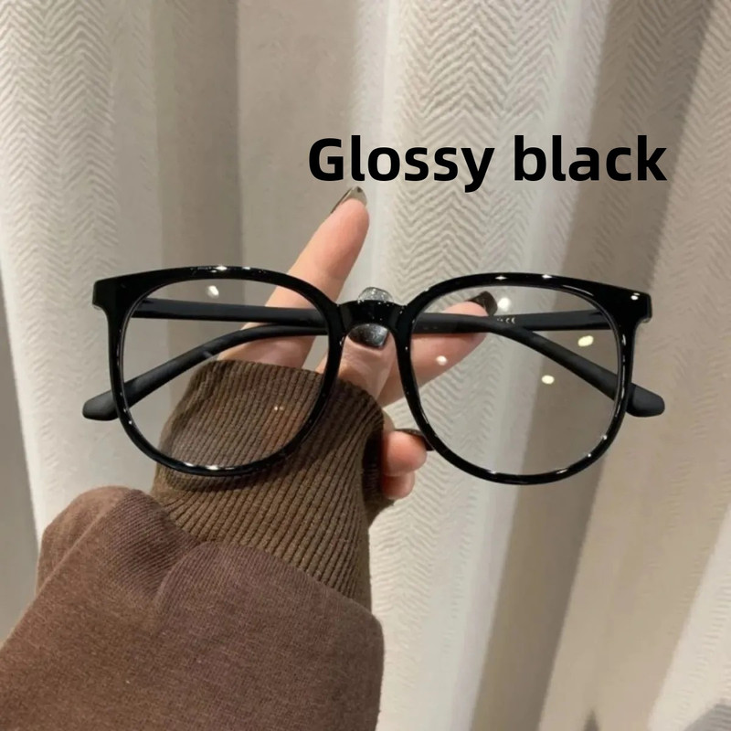 3 Pack black Women's Blue Light Blocking Glasses Non-Prescription 0 Degree