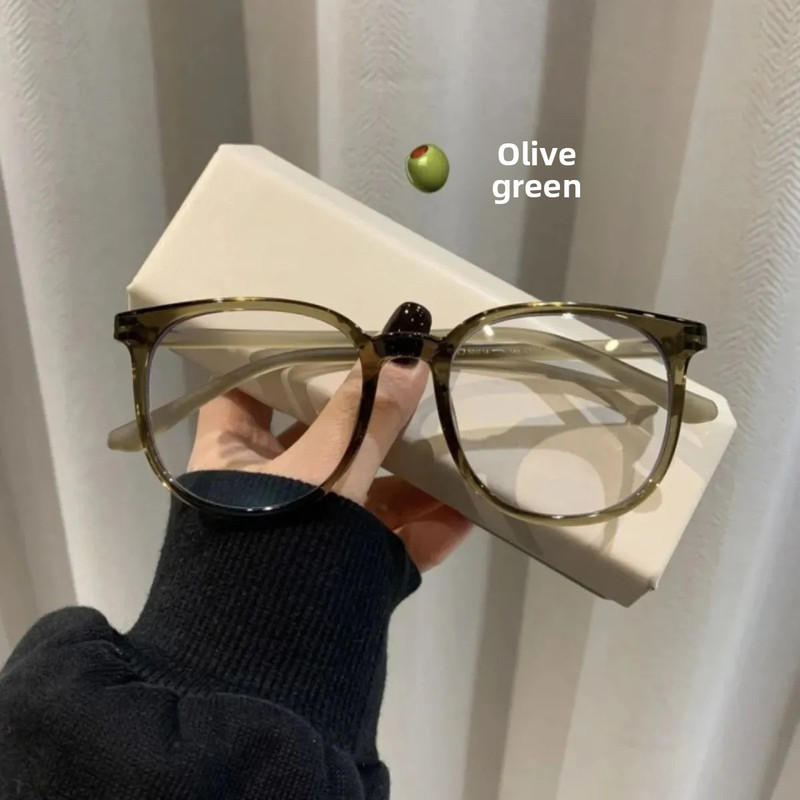 3 Pack Olive green Women's Blue Light Blocking Glasses Non-Prescription 0