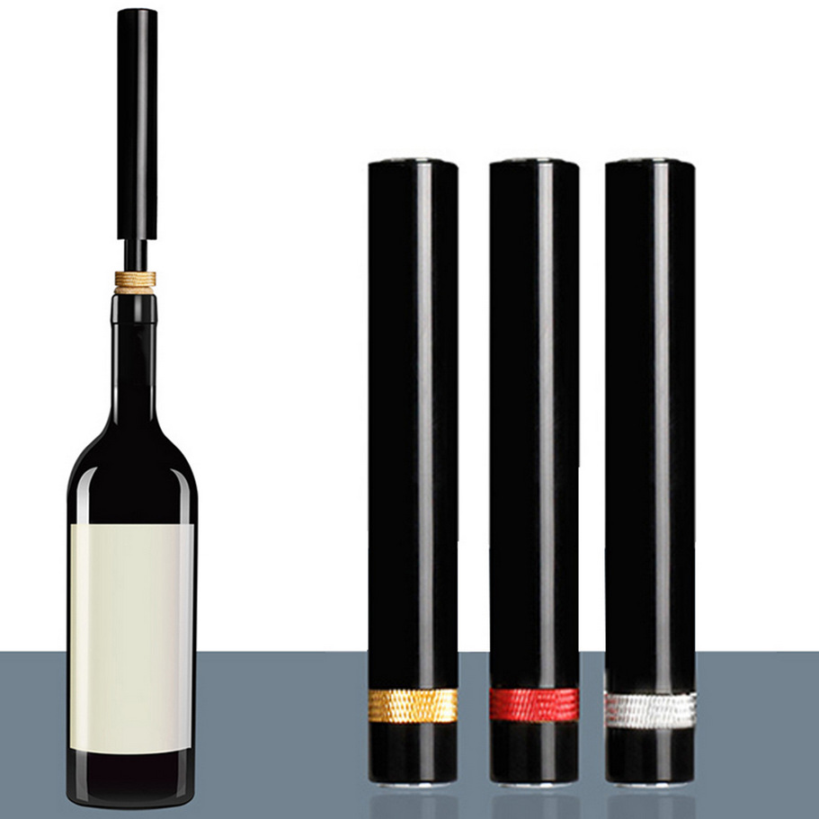 Silver Lipstick Style Air Pressure Wine Opener Portable Needle Type Corkscrew view 2