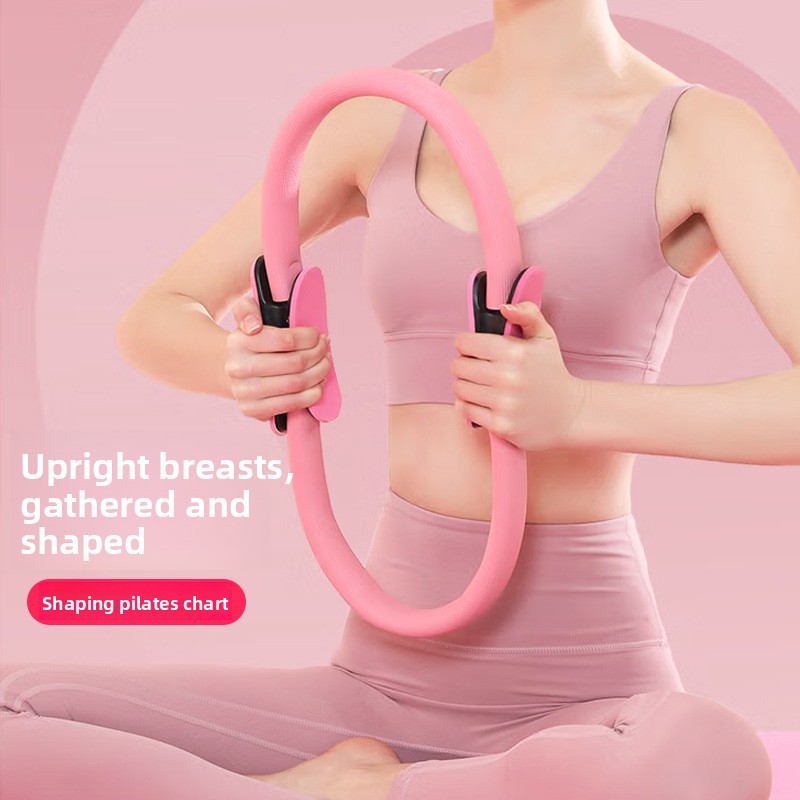 Purple Pilates Ring Exercise Tool – High-Elasticity Yoga Ring for Core Strength view 3