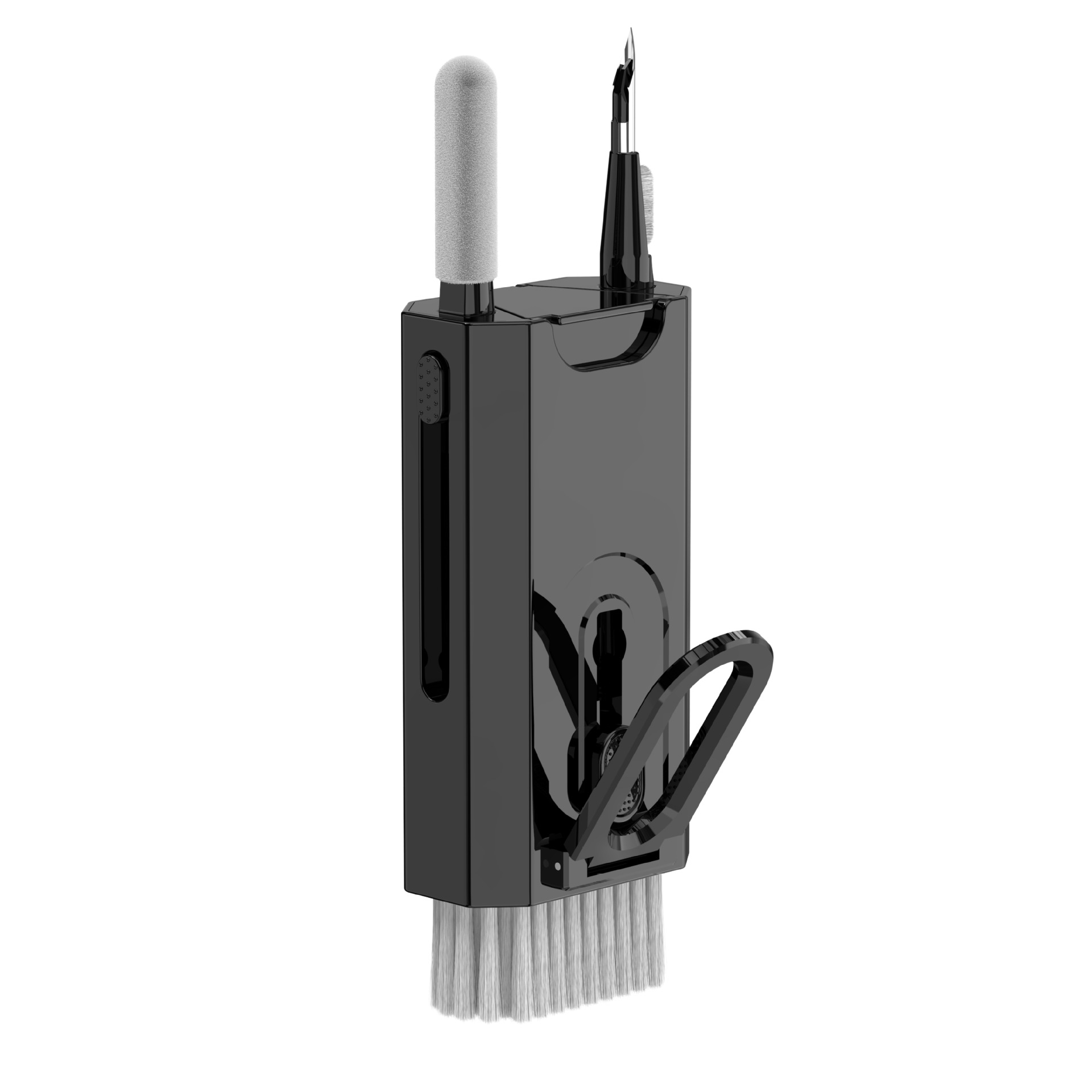 Black Q8 8-in-1 Multi-Function Cleaning Kit – Compact Keyboard