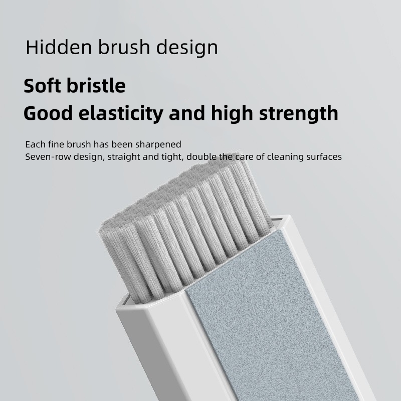 Grey Q8 8-in-1 Multi-Function Cleaning Kit – Compact Keyboard view 2