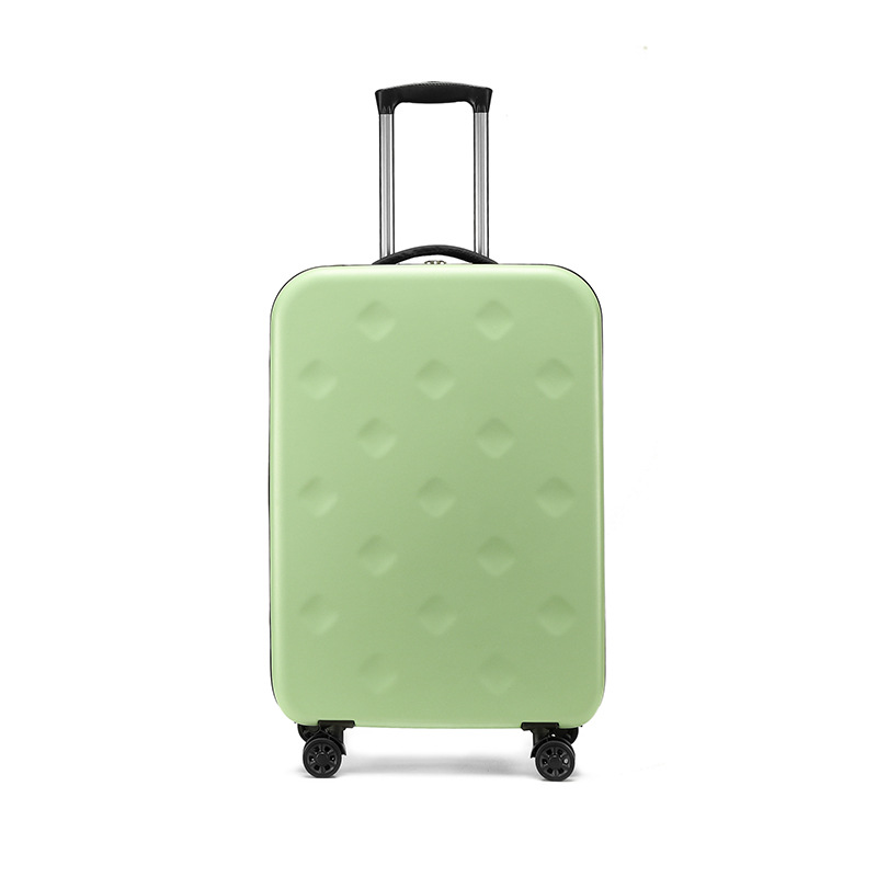 Green 20 Inch Foldable Carry-on Suitcase with 360 Spinner Wheels and