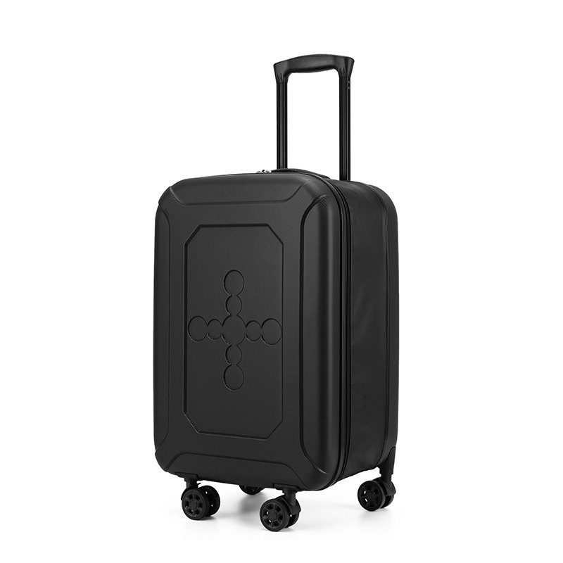 Black 20 Inch Foldable Carry-on Suitcase Ultra Lightweight 2.1kg Hard Shell