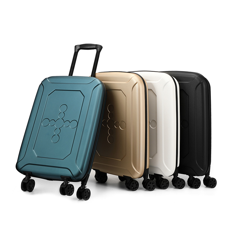 Black 20 Inch Foldable Carry-on Suitcase Ultra Lightweight 2.1kg Hard Shell view 2