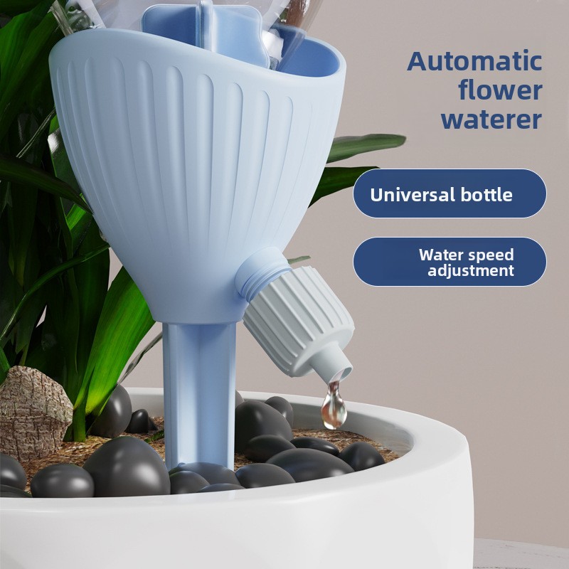5-PCS Pink Automatic Plant Watering Spikes with Adjustable Flow Control view 2