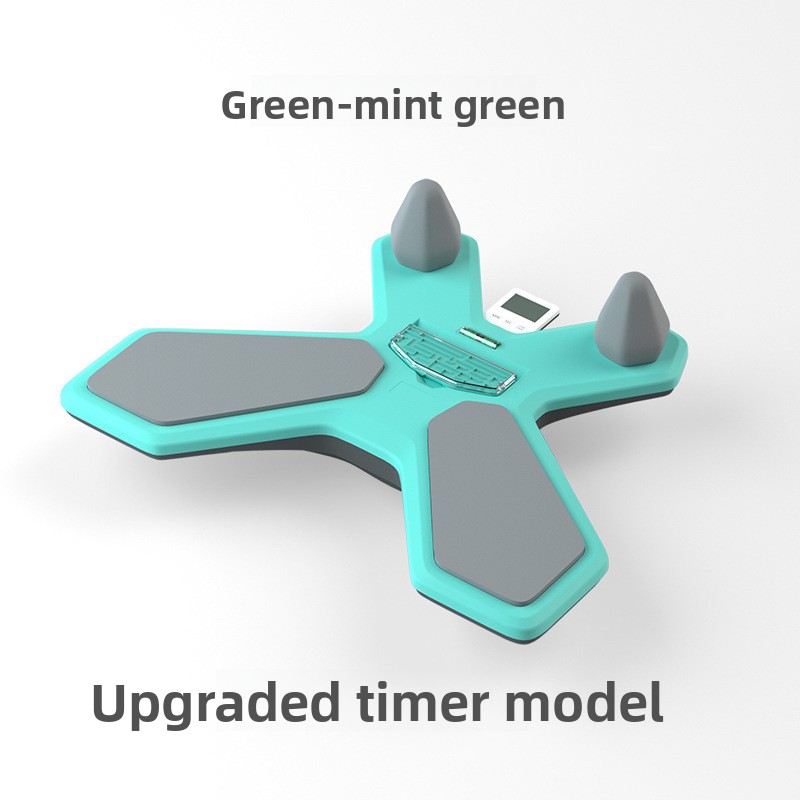 Green Multi-functional Balance Board with Timer for Core Training and Fitness