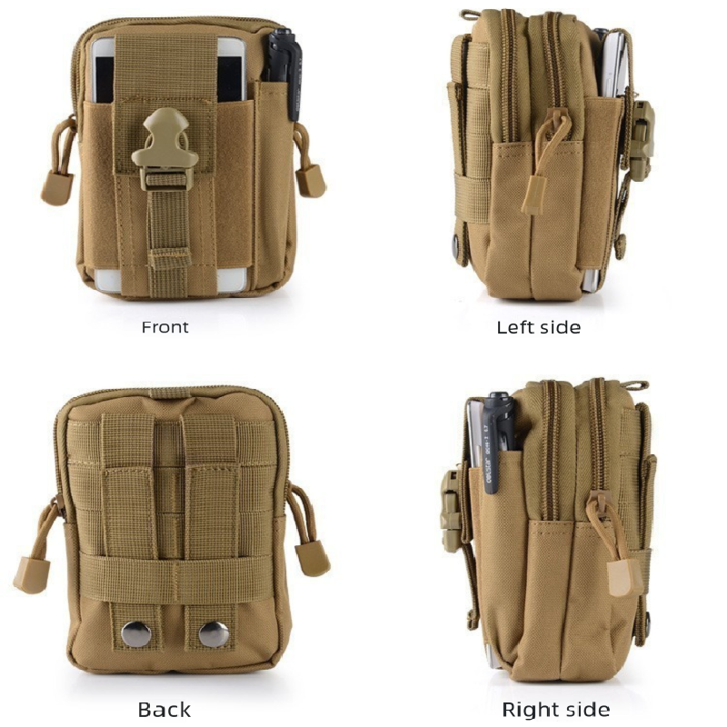 Jungle Digital Tactical Molle Waist Bag Waterproof Phone Pouch for 6 inch view 3