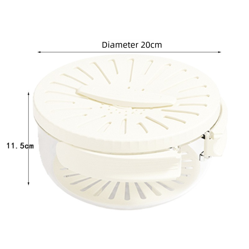 White large Multi-functional Fruit and Vegetable Washing Bowl with Lid and