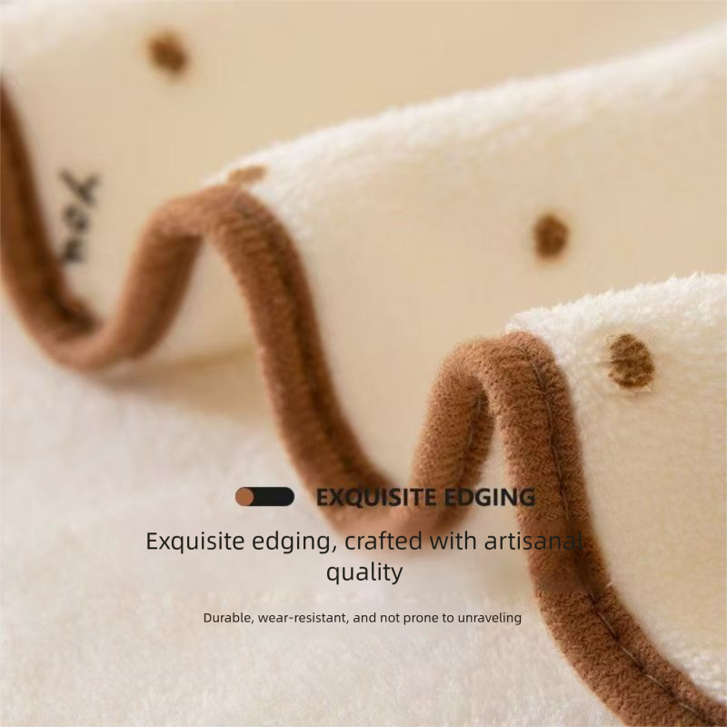 5-Pack Grey Soft Absorbent Face Towels with Bear Pattern Design – Quick-Drying view 4