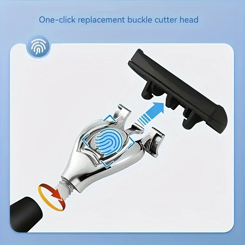 2-Pack 6-Layer Manual Razor with 30 Replacement Blades – Ultra-Close Shave for Men view 4