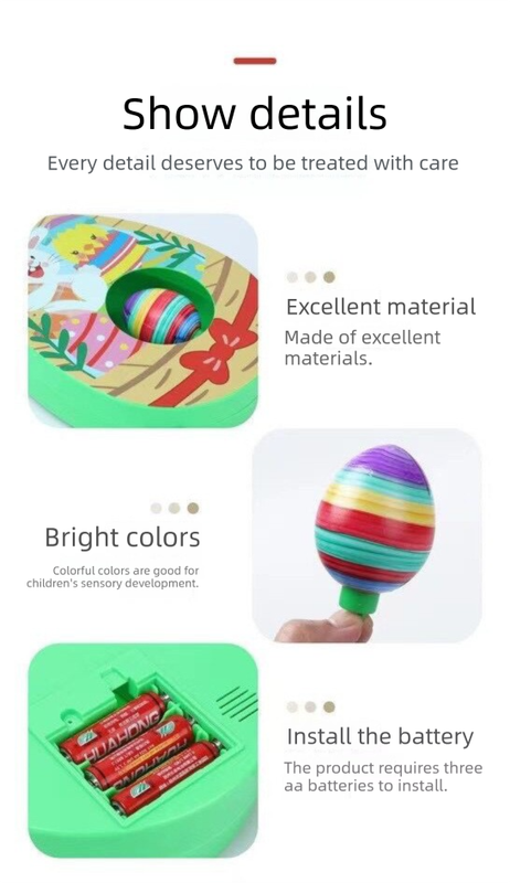 Easter Bunny and Chick Egg Decorating Kit Electric DIY Painting Machine with 8 view 5