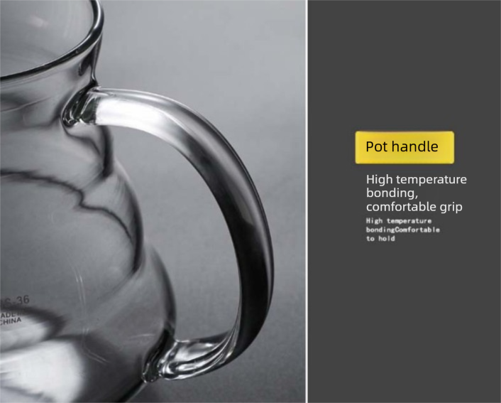 800ml Extra Large Glass Coffee Server - Heat Resistant "Cloud" Pour Over view 6