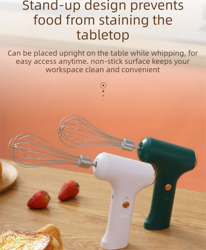 Professional 3-Speed Electric Handheld Egg Whisk and Cream Whipper Set J-9 view 3