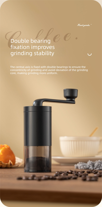 MDJ-22 Manual Hand-Crank Coffee Grinder Precision Burr Mill with Adjustable view 4