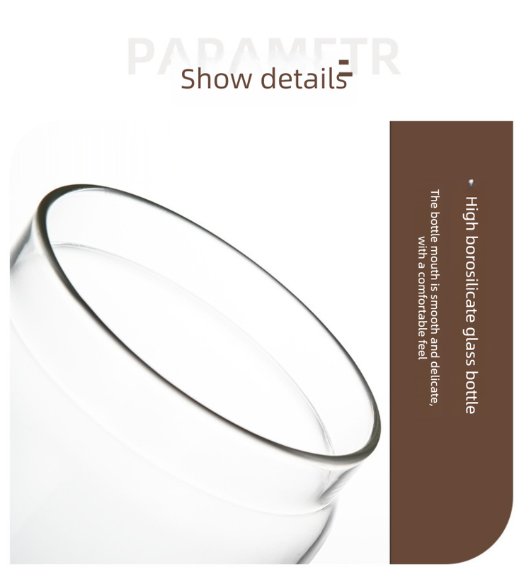 900ml Vacuum Sealed Glass Coffee Canister - One-Press Airtight Storage Jar view 7