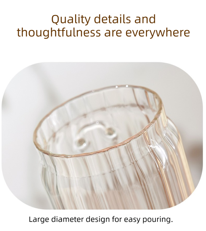 600ml Premium Borosilicate Glass Storage Jar with Acacia Wood Lid & Integrated view 8