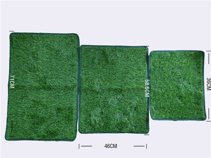 S Size Realistic Artificial Grass Dog Potty Pad - Indoor/Outdoor Pet Training Turf view 4