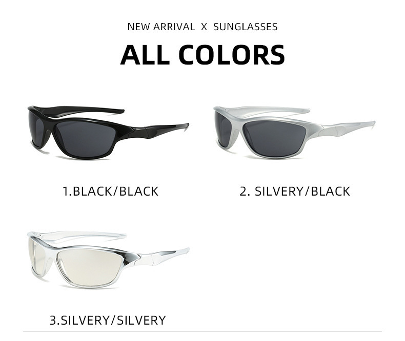 3-Pack Retro Oval Sports Sunglasses - Lightweight UV400 Protection Trendy Sun view 2