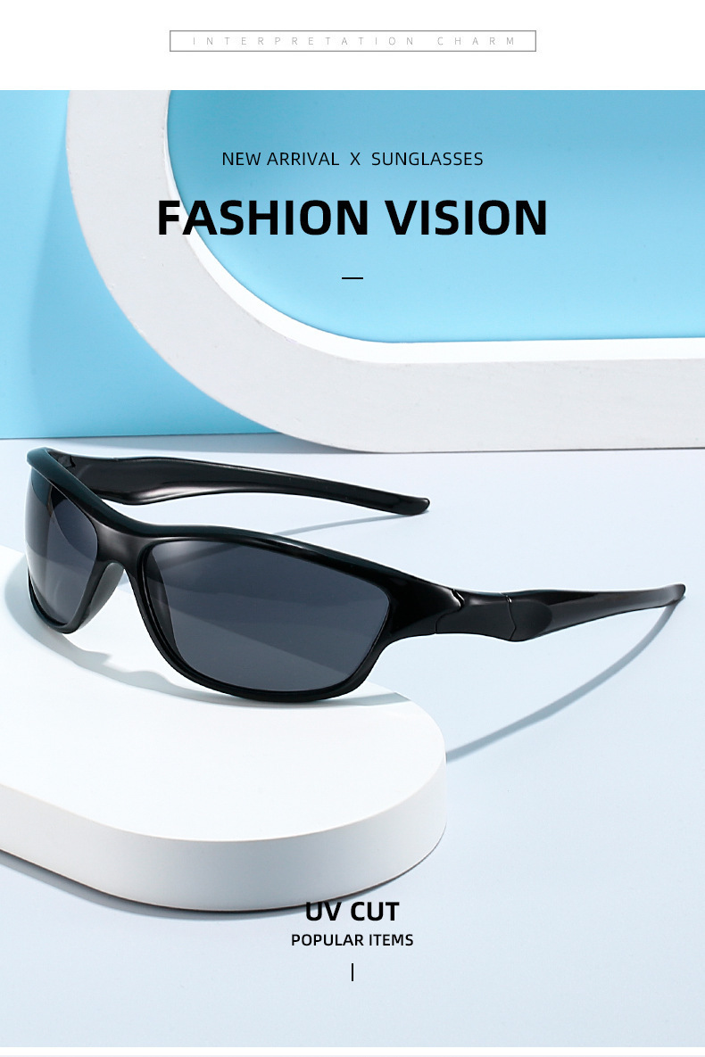 3-Pack Retro Oval Sports Sunglasses - Lightweight UV400 Protection Trendy Sun view 3