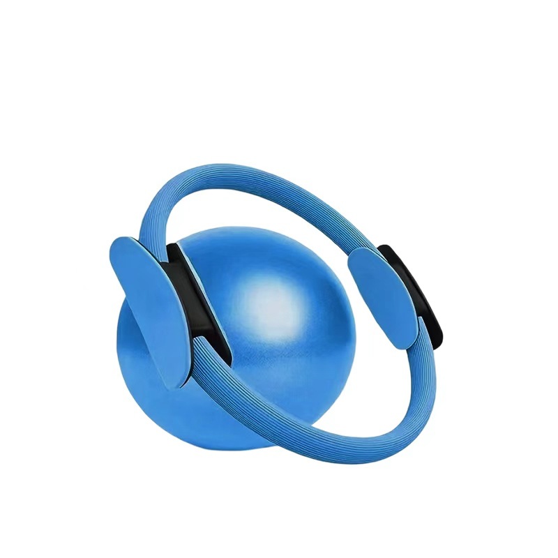 Blue Professional Pilates Ring & Yoga Ball Set - Multipurpose Home Fitness