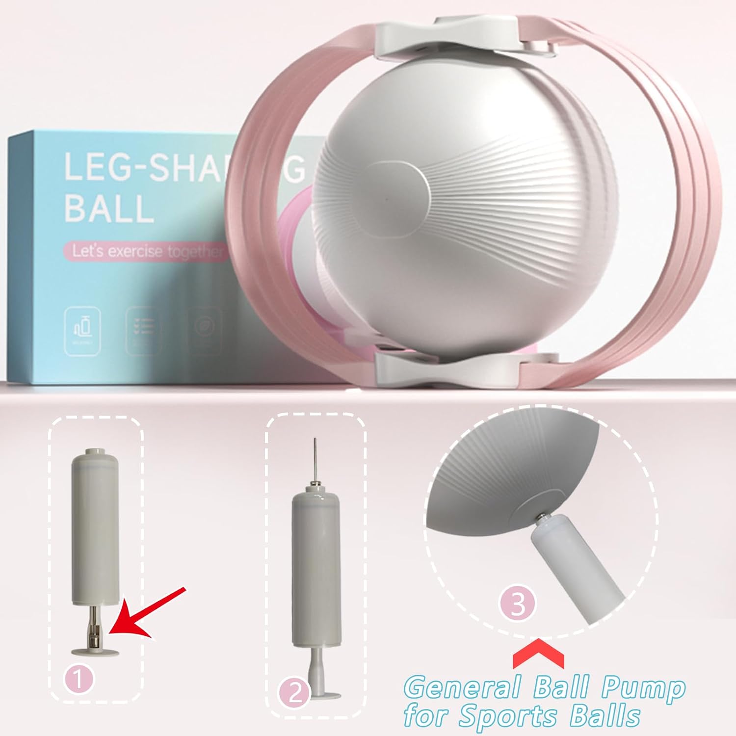 Grey 3-Level Resistance Pelvic Floor & Inner Thigh Trainer - Multi-Function view 7