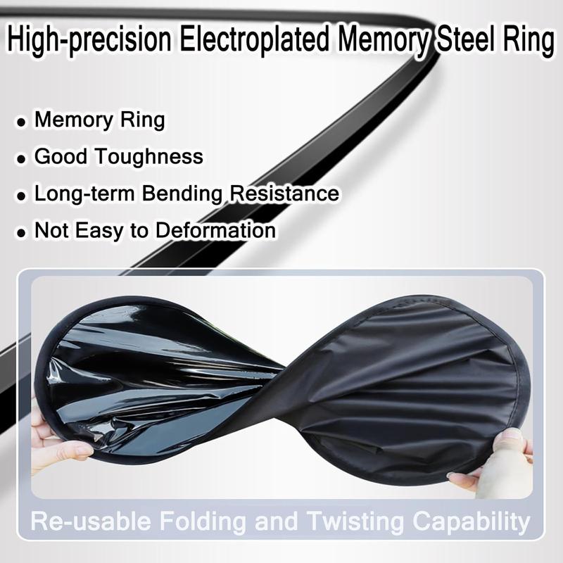4-PCS Static Cling Car Window Sunshades Set - Glue-Free Insulating Total view 4