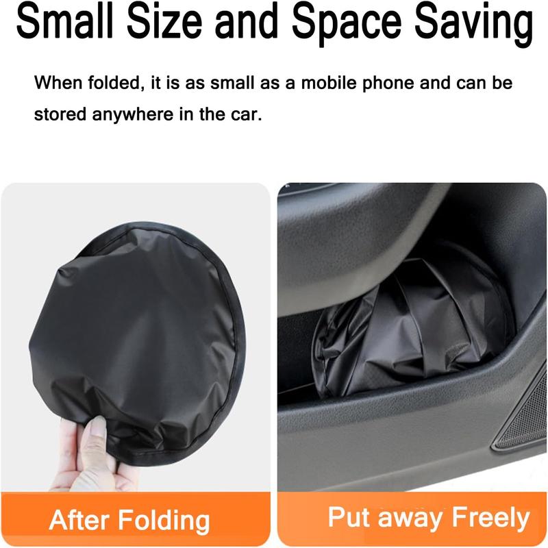 4-PCS Static Cling Car Window Sunshades Set - Glue-Free Insulating Total view 5