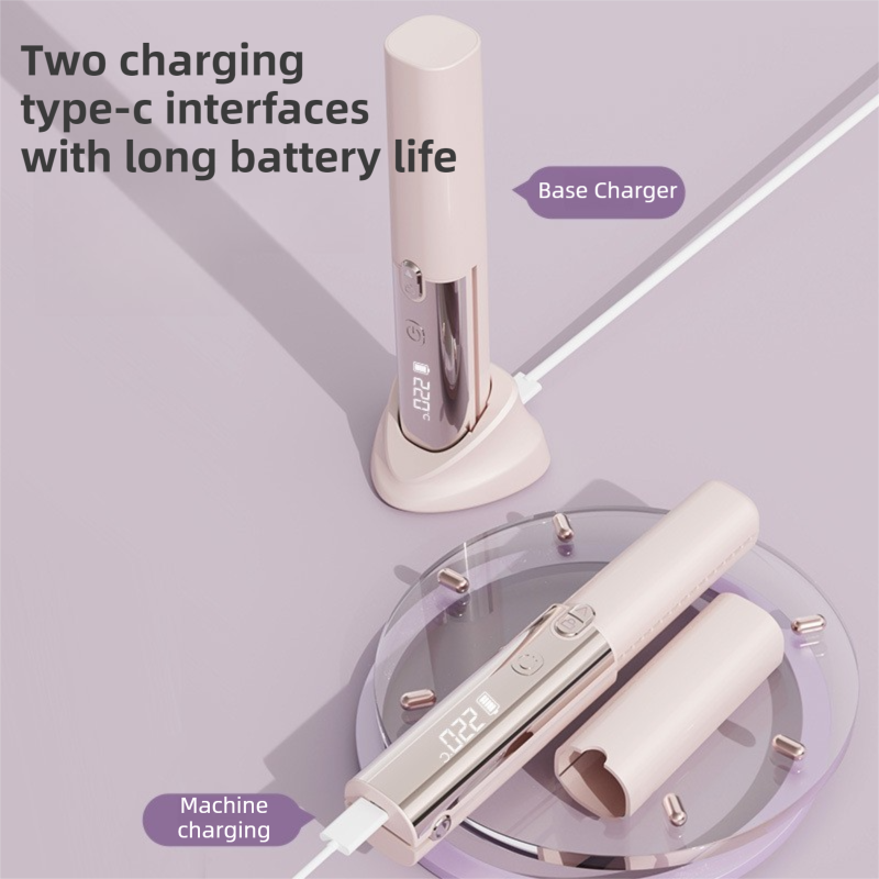 Coffee 2-in-1 Wireless Hair Styler with 4 Temperature Settings view 4