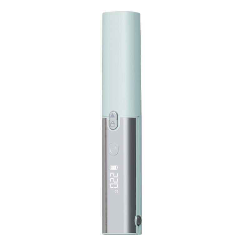 Green 2-in-1 Wireless Hair Styler with 4 Temperature Settings