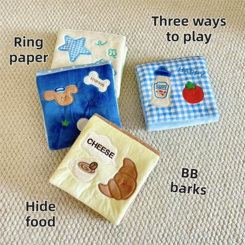 Soft Plush Interactive Sniffing Wallet with Hidden Treat Pockets (Style 1) view 3