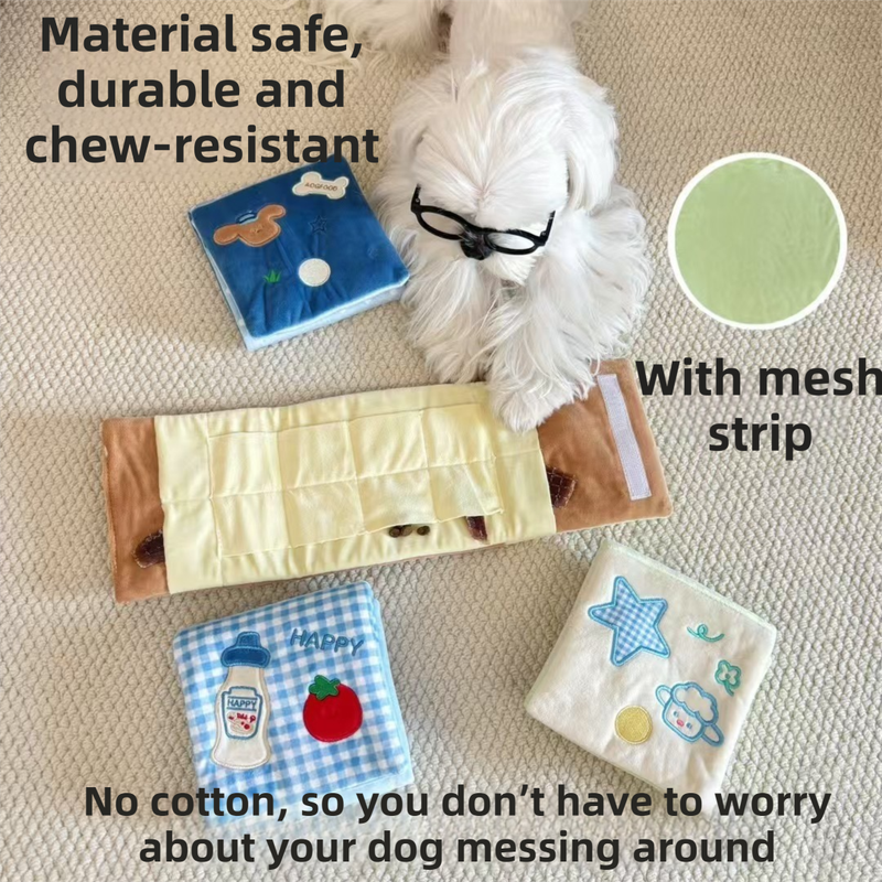 Soft Plush Interactive Sniffing Wallet with Hidden Treat Pockets (Style 3) view 2