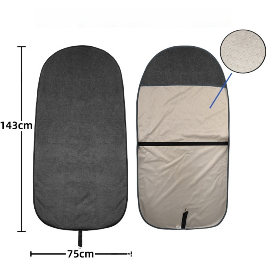 Mint Waterproof Towel Car Single Seat Cover - Universal Non-Slip view 6
