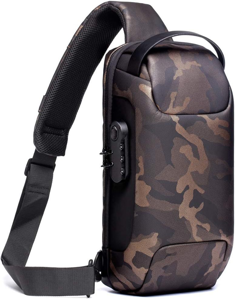 Camouflage Lightweight Anti-Theft Tactical Chest Bag - Waterproof Security