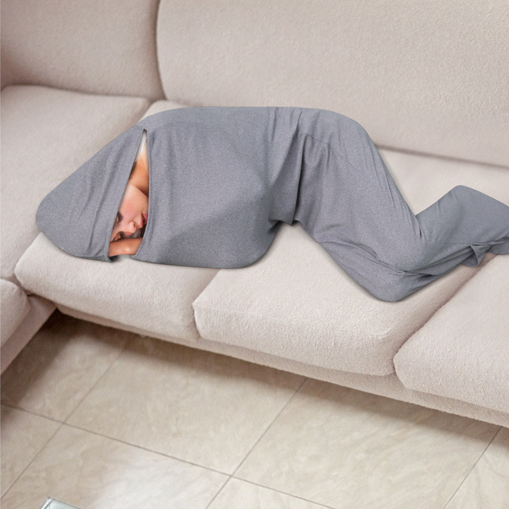 Soft Fleece Wearable Shark Sleeping Bag - Thickened Anti-Kick Warm Onesie and view 5