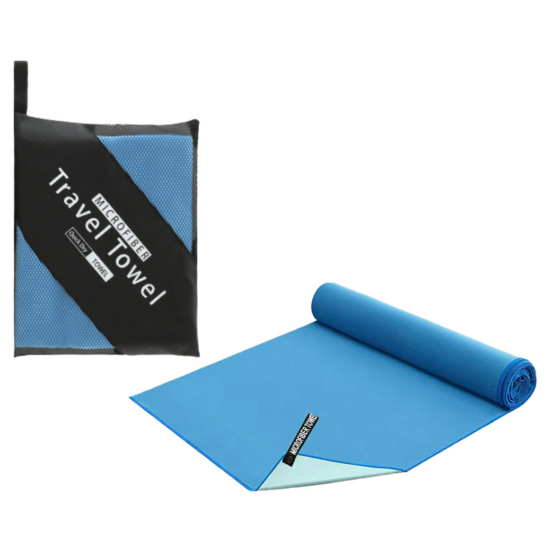 40×80CM and 76×152CM Ultra-Fine Microfiber Double-Sided Fleece Towel Set
