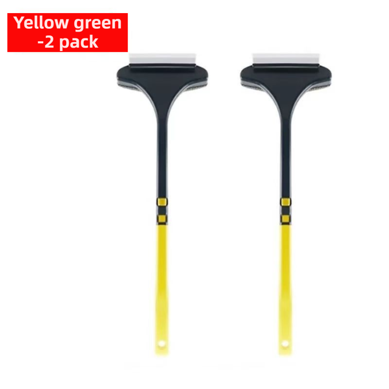 2-Pack 2-in-1 Professional Window Screen Brush & Glass Cleaner - Detachable