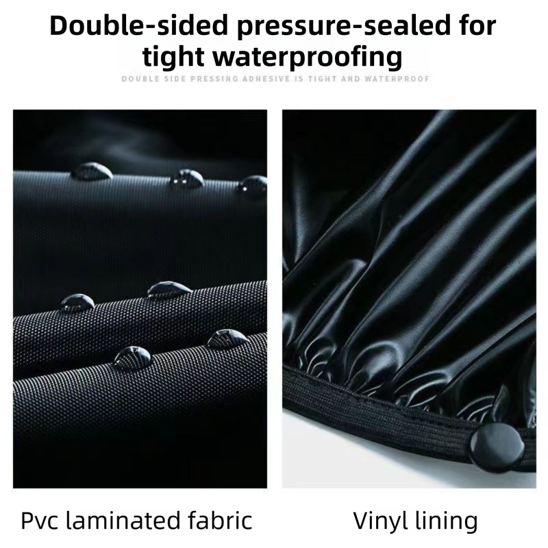 A Pair 40CM High-Tube Double-Layer Waterproof Rain Boot Covers - Durable view 5