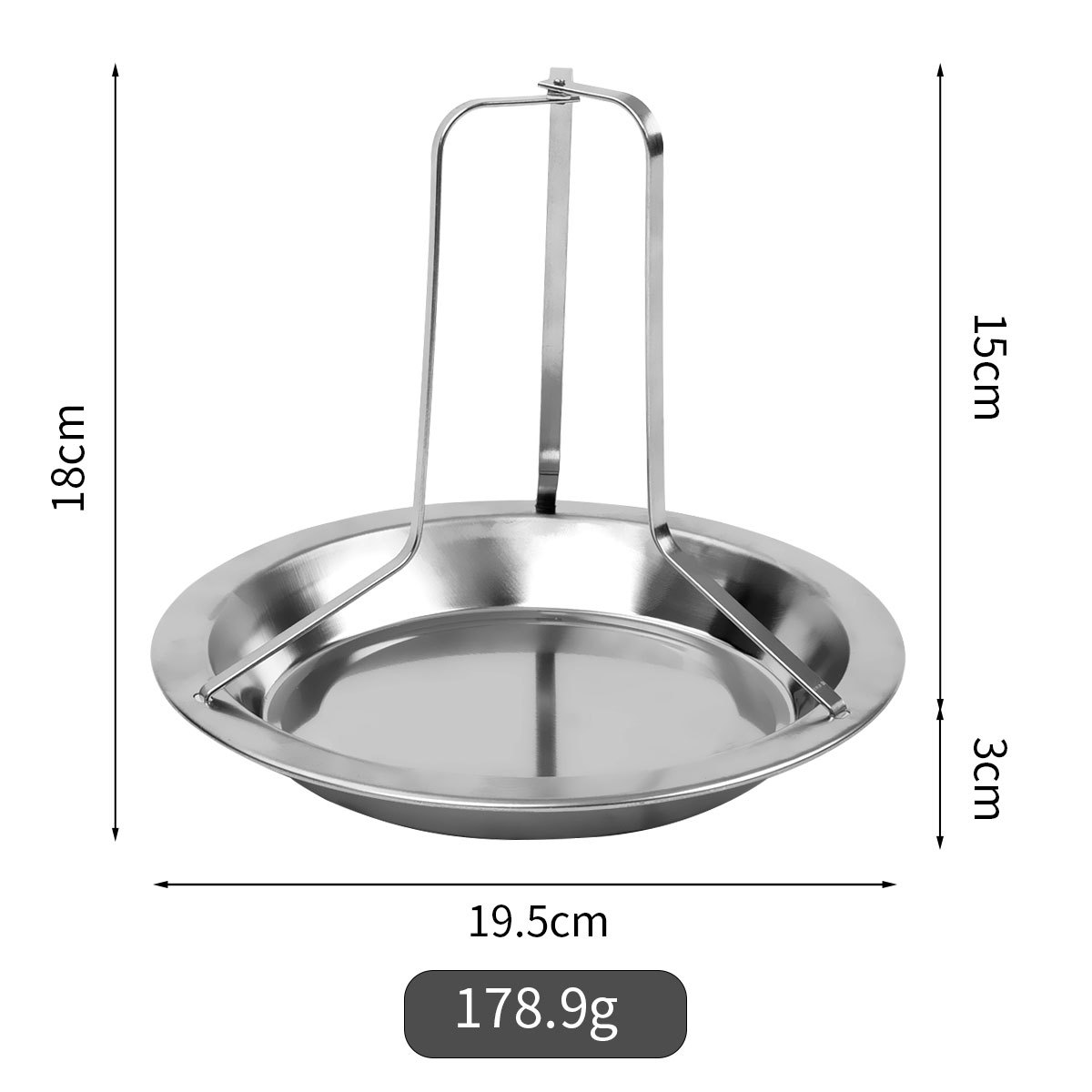 2-Pack Portable Vertical Chicken Roaster with Oil-Filtering Pan - 430 view 3