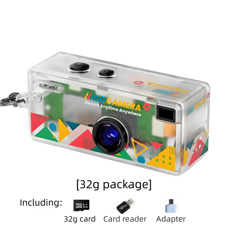 G6 Transparent Ultra-Mini Thumb Camera with 32GB Card