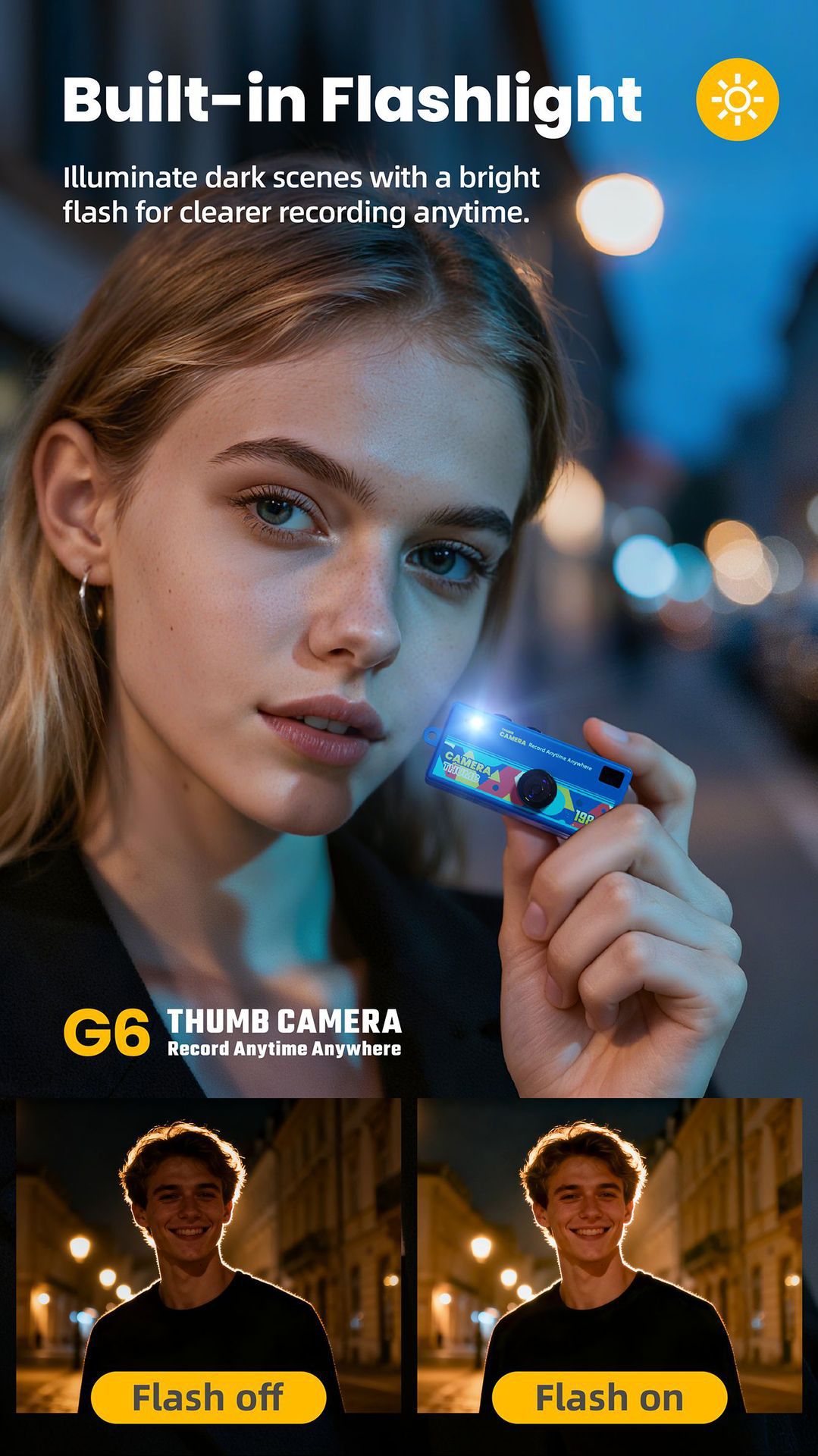 G6 Transparent Ultra-Mini Thumb Camera with 32GB Card view 7